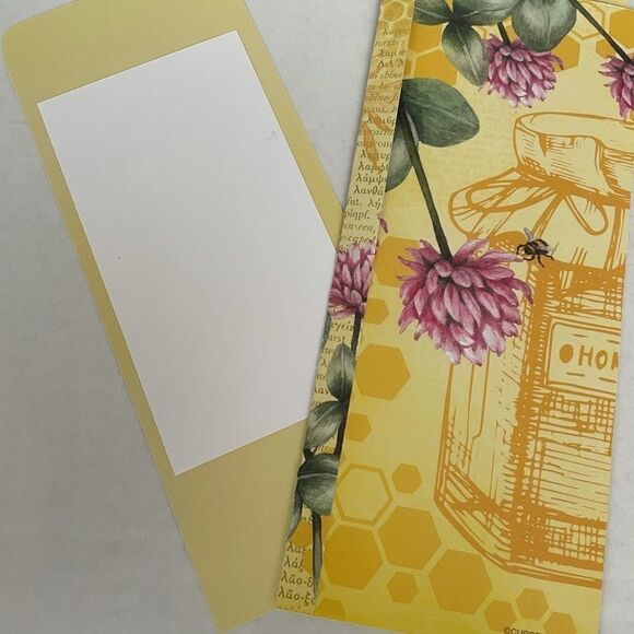 SET OF 6 HANDCRAFTED SLIM LINE FLORAL CARDS - Picture 10 of 15